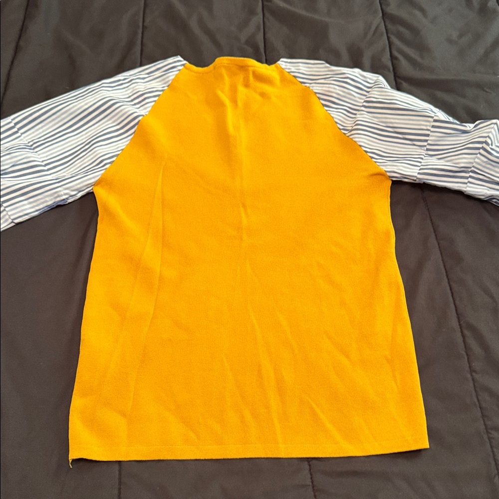 NWT Reveuse Shirt, Sweater, Retro, Ruched Sleeves, Vintage, Vest, Size S - Picture 3 of 11